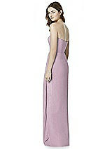 Rear View Thumbnail - Suede Rose Silver Bella Bridesmaids Dress BB102LS