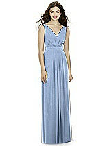 Front View Thumbnail - Cloudy Silver Bella Bridesmaids Shimmer Dress BB103LS