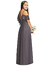 Rear View Thumbnail - Stormy Silver Dessy Collection Junior Bridesmaid Dress JR548LS