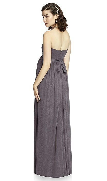 blue dress for baby girl Satin Maternity Bridesmaid Dress main image 0