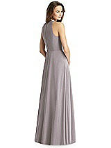 Rear View Thumbnail - Cashmere Gray Thread Bridesmaid Style Emily
