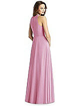 Rear View Thumbnail - Powder Pink Thread Bridesmaid Style Emily