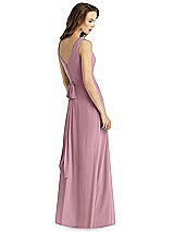 Rear View Thumbnail - Dusty Pink Thread Bridesmaid Style Layla