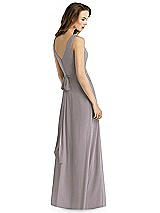 Rear View Thumbnail - Cashmere Gray Thread Bridesmaid Style Layla