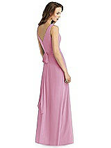 Rear View Thumbnail - Powder Pink Thread Bridesmaid Style Layla