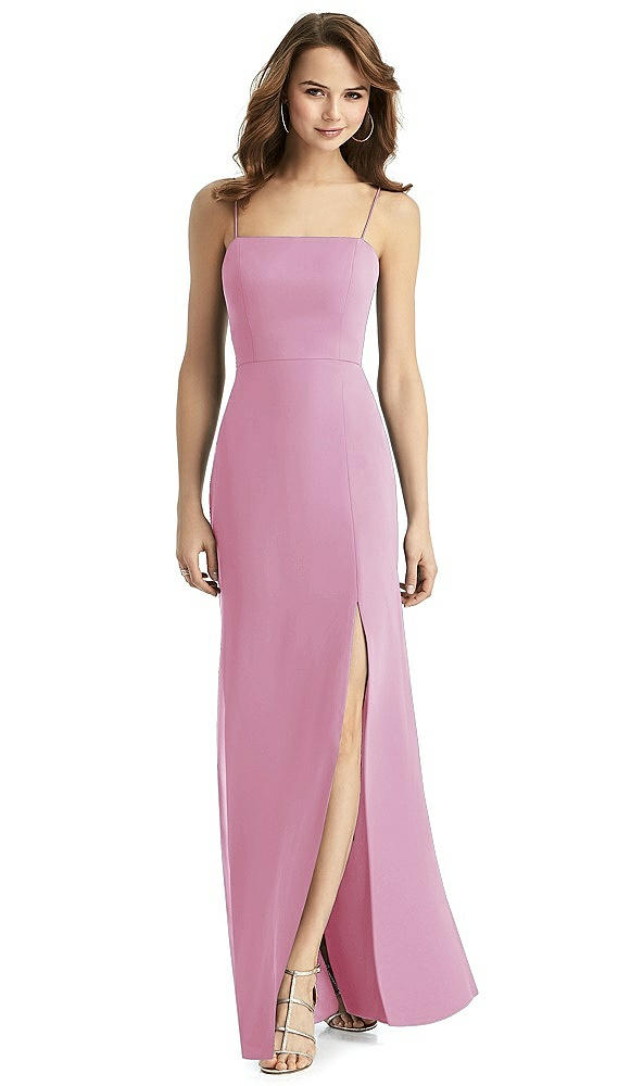 Back View - Powder Pink Thread Bridesmaid Style Stella