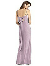 Rear View Thumbnail - Suede Rose Silver Thread Bridesmaid Style Stella