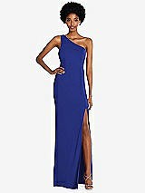Front View Thumbnail - Cobalt Blue Thread Bridesmaid Style Addison