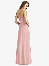 Rear View Thumbnail - Rose Cowl Neck Criss Cross Back Maxi Dress