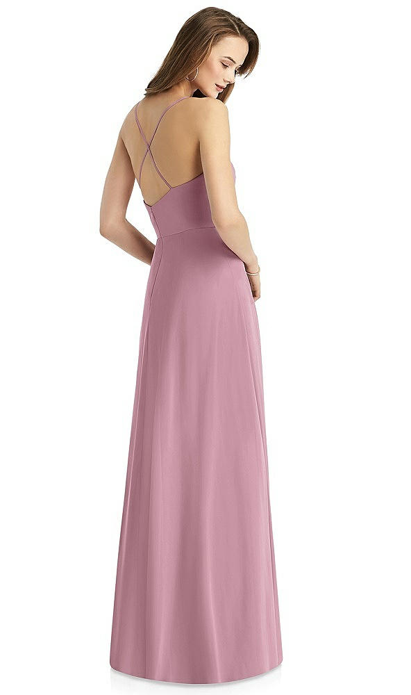 Back View - Dusty Pink Thread Bridesmaid Style Quinn