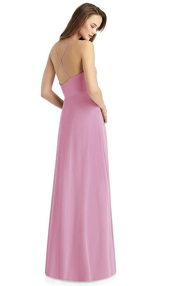 Back View - Powder Pink Thread Bridesmaid Style Quinn