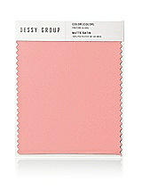 Front View Thumbnail - Apricot Matte Satin Fabric Swatch