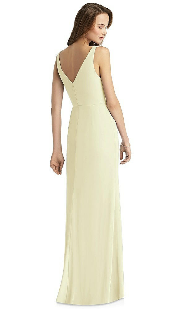 Back View - Butter Yellow Thread Bridesmaid Style Peyton