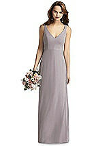 Front View Thumbnail - Cashmere Gray Thread Bridesmaid Style Peyton