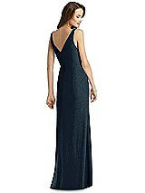 Rear View Thumbnail - Midnight Gold Thread Bridesmaid Style Peyton