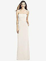 Alt View 1 Thumbnail - Ivory Spaghetti Strap A-line Crepe Dress with Pockets