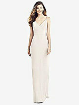 Alt View 1 Thumbnail - Ivory V-Back Spaghetti Strap Maxi Dress with Pockets