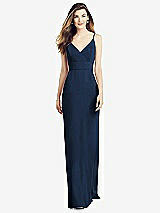 Alt View 1 Thumbnail - Midnight Navy V-Back Spaghetti Strap Maxi Dress with Pockets