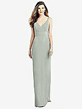 Alt View 1 Thumbnail - Willow Green V-Back Spaghetti Strap Maxi Dress with Pockets