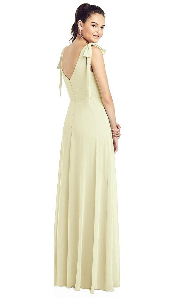 Back View - Butter Yellow Thread Bridesmaid UKTH018