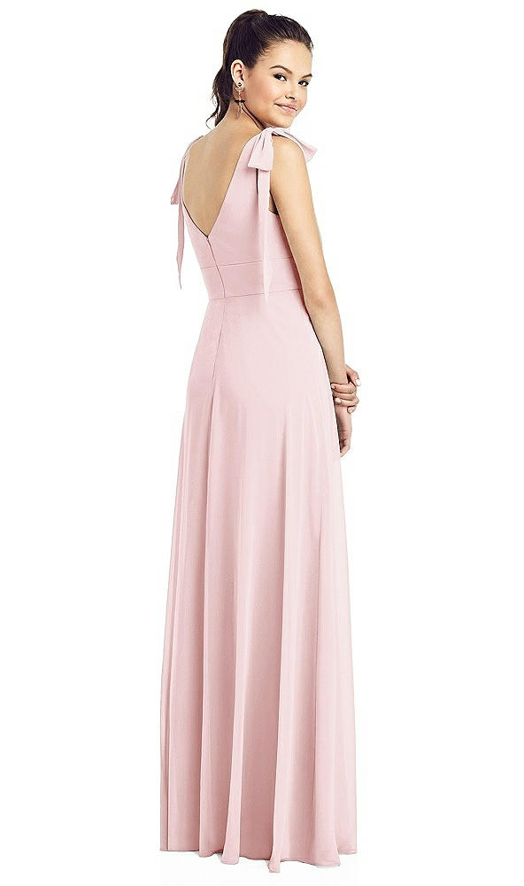 Back View - Ballet Pink Thread Bridesmaid UKTH018