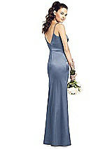 Rear View Thumbnail - Larkspur Blue Thread Bridesmaid UKTH021