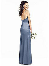 Rear View Thumbnail - Larkspur Blue Thread Bridesmaid UKTH022