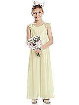 Front View Thumbnail - Butter Yellow Flower Girl Dress FL4070