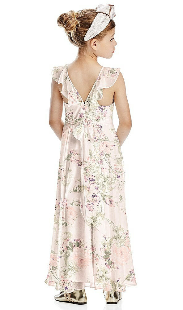 Back View - Blush Garden Flower Girl Dress FL4070