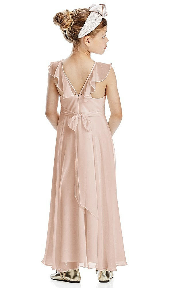 Back View - Cameo Flower Girl Dress FL4070