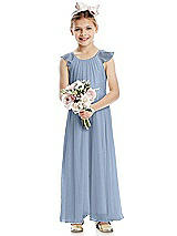 Front View Thumbnail - Cloudy Flower Girl Dress FL4070