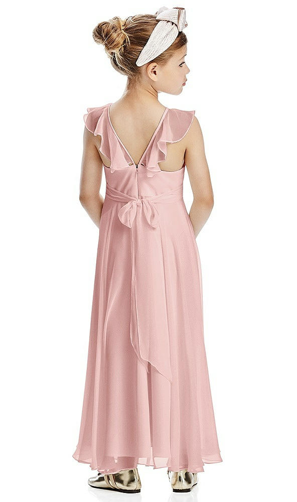 Back View - Rose Flower Girl Dress FL4070
