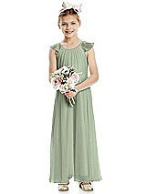 Front View Thumbnail - Sage Flower Girl Dress FL4070