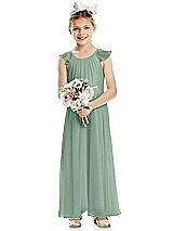 Front View Thumbnail - Seagrass Flower Girl Dress FL4070