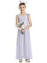 Front View Thumbnail - Silver Dove Flower Girl Dress FL4070