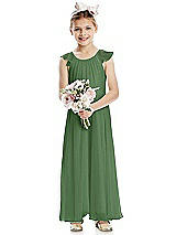 Front View Thumbnail - Vineyard Green Flower Girl Dress FL4070