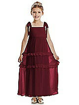 Front View Thumbnail - Cabernet Flower Girl Dress FL4071