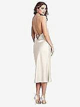 Alt View 1 Thumbnail - Ivory Cowl-Neck Convertible Midi Slip Dress - Piper