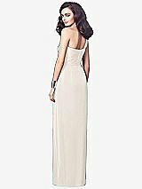 Alt View 2 Thumbnail - Ivory One-Shoulder Draped Maxi Dress with Front Slit - Aeryn