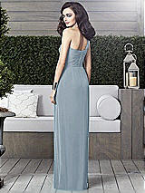 Alt View 2 Thumbnail - Mist One-Shoulder Draped Maxi Dress with Front Slit - Aeryn