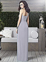 Alt View 2 Thumbnail - Silver Dove One-Shoulder Draped Maxi Dress with Front Slit - Aeryn