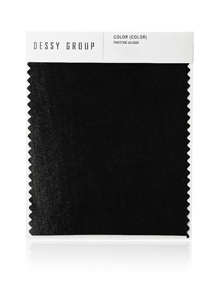 Front View - Black Lux Velvet Swatch