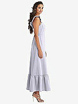 Side View Thumbnail - Silver Dove Ruffled Convertible Sleeve Midi Dress