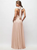 Rear View Thumbnail - Cameo High Neck Halter Backless Maxi Dress