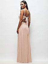 Rear View Thumbnail - Cameo Tie-Back Cutout Maxi Dress with Front Slit