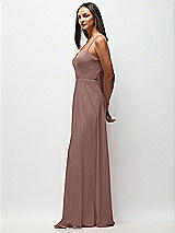 Side View Thumbnail - Sienna Tie-Back Cutout Maxi Dress with Front Slit