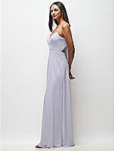 Side View Thumbnail - Silver Dove Tie-Back Cutout Maxi Dress with Front Slit