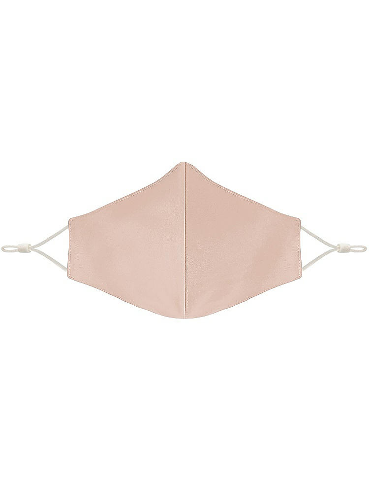 Front View - Cameo Satin Twill Reusable Face Mask