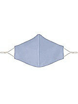 Front View Thumbnail - Sky Blue Satin Twill Reusable Face Mask