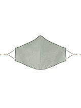 Front View Thumbnail - Willow Green Satin Twill Reusable Face Mask